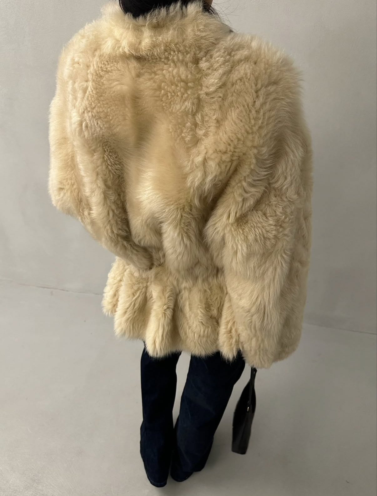 Layton Toscana Shearling Jacket Butter