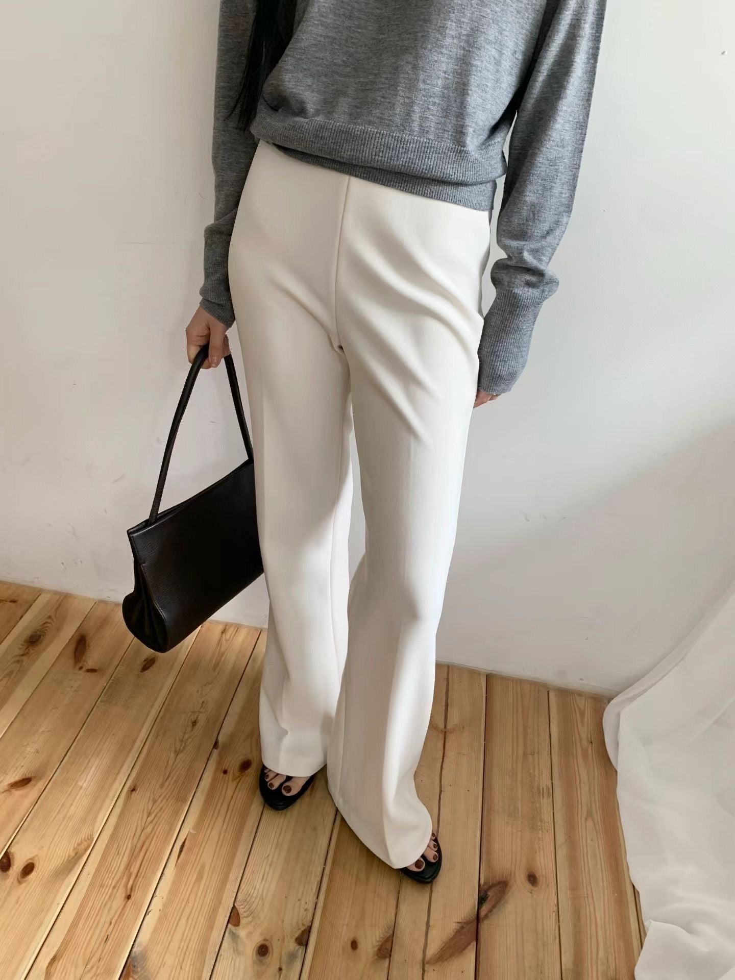 Essential Seamless Crepe Pants Cloud