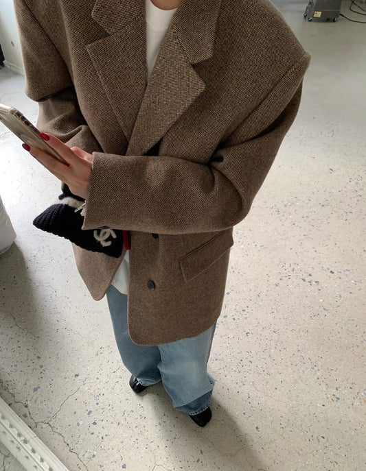 Hilde Wool Tweed Blazer