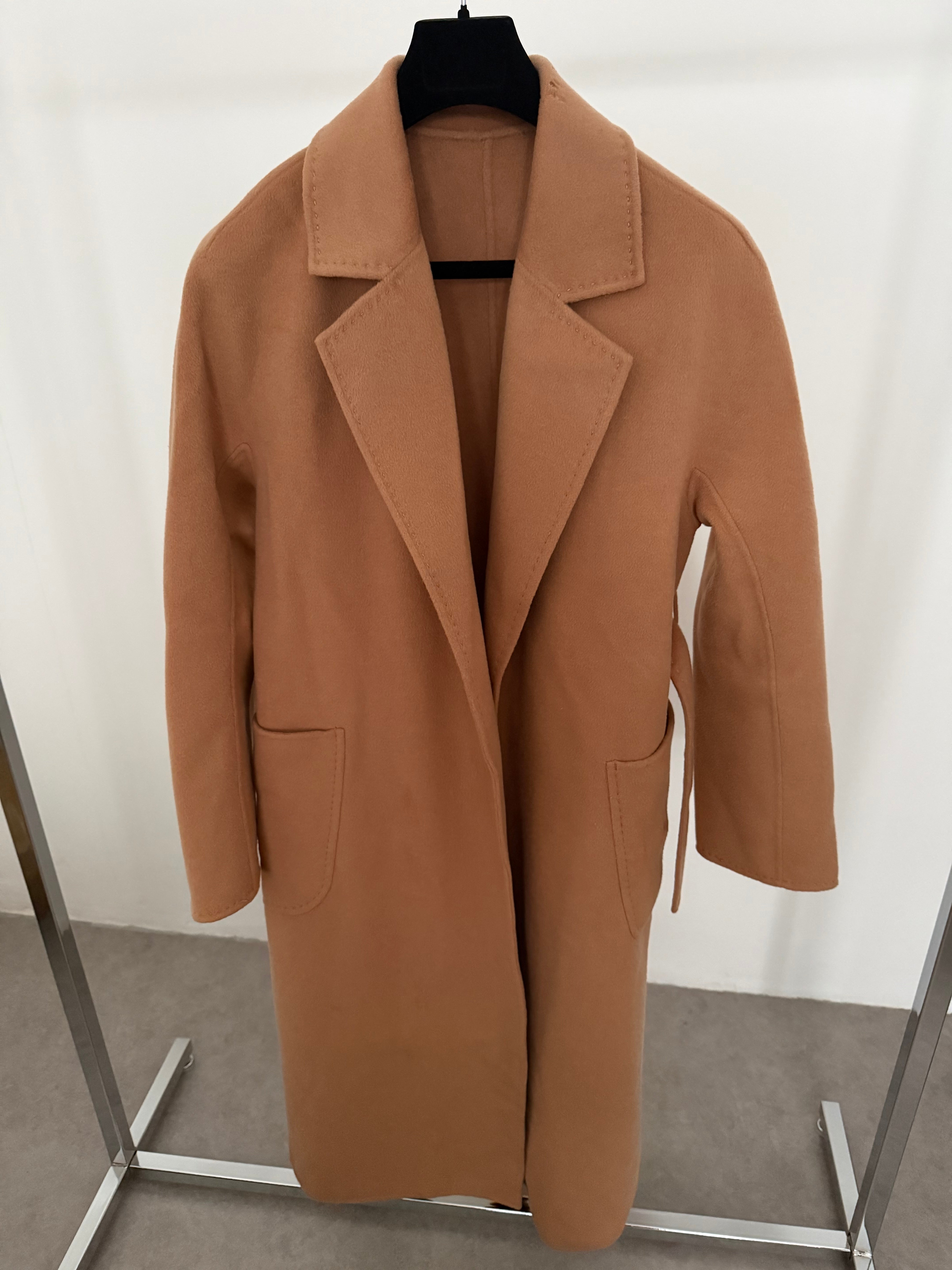 Cashmere Blend Coat Camel