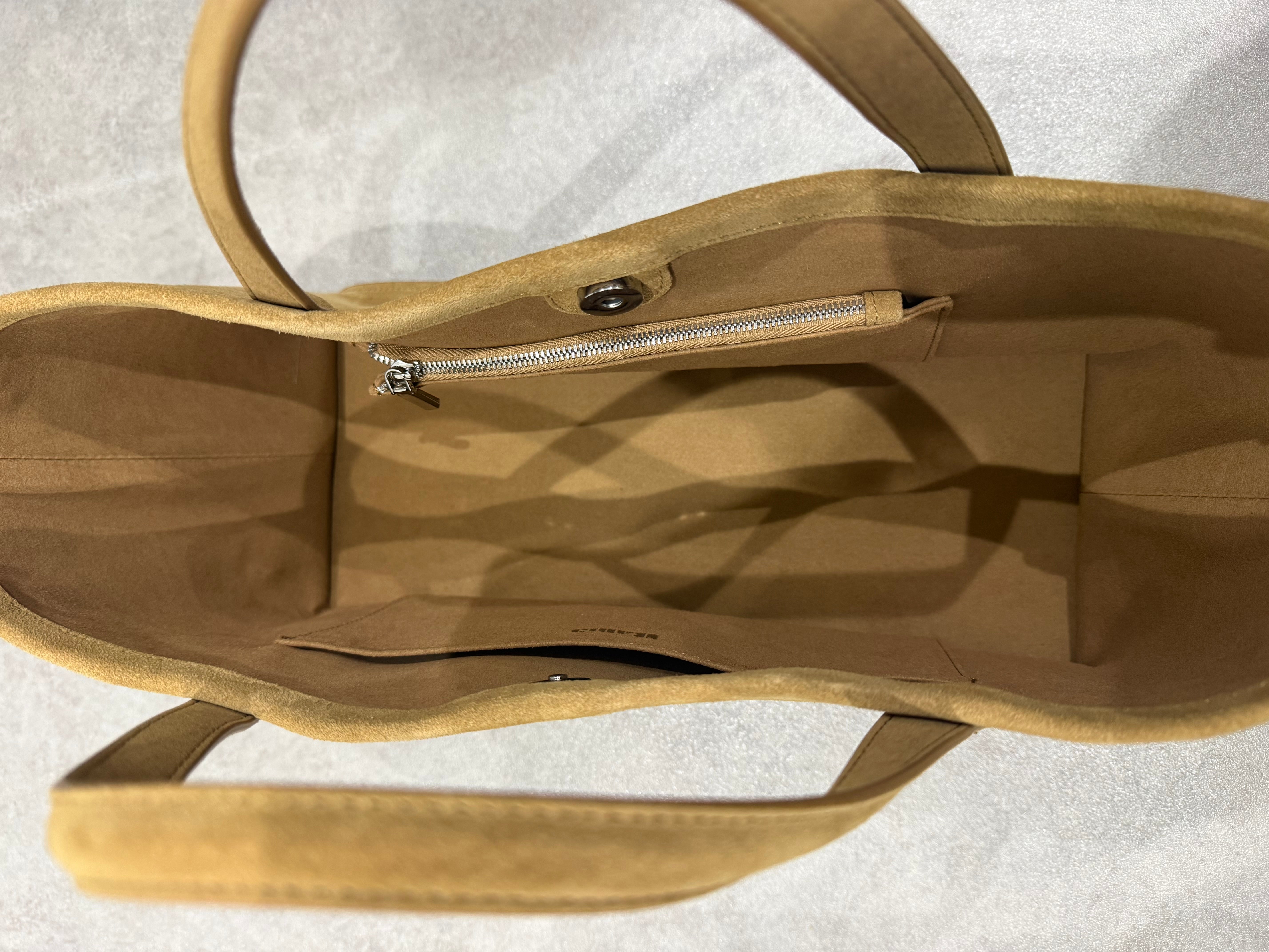 Leather Suede Bag Camel