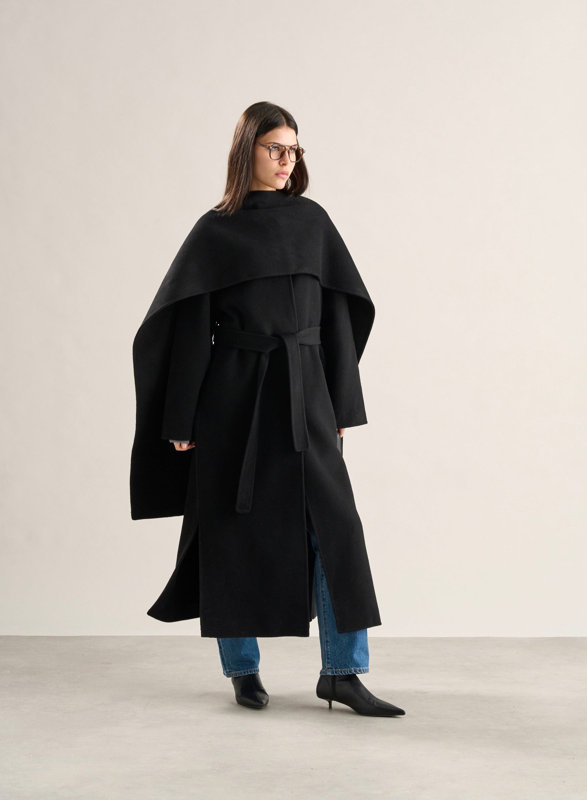 Kendra Doublé Coat Onyx