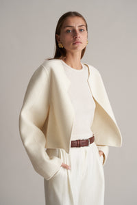 Wallis ivory cropped jacket hotsell