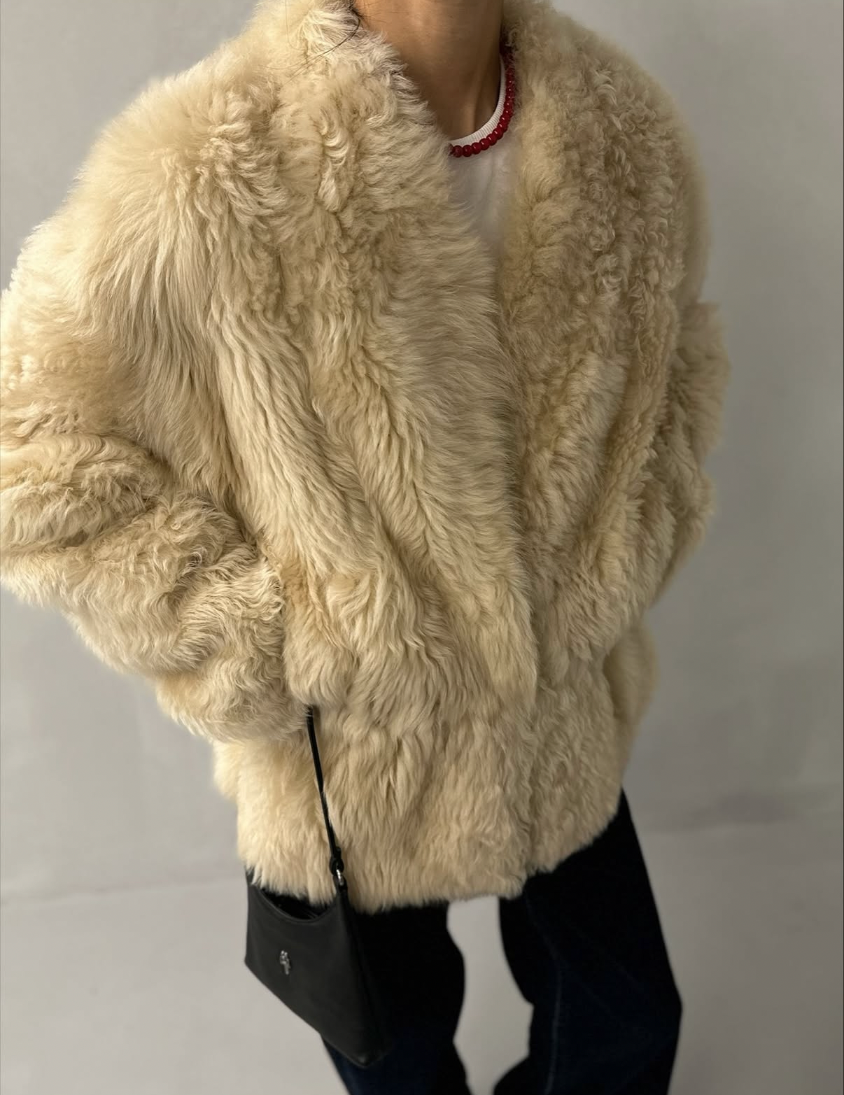 Layton Toscana Shearling Jacket Butter