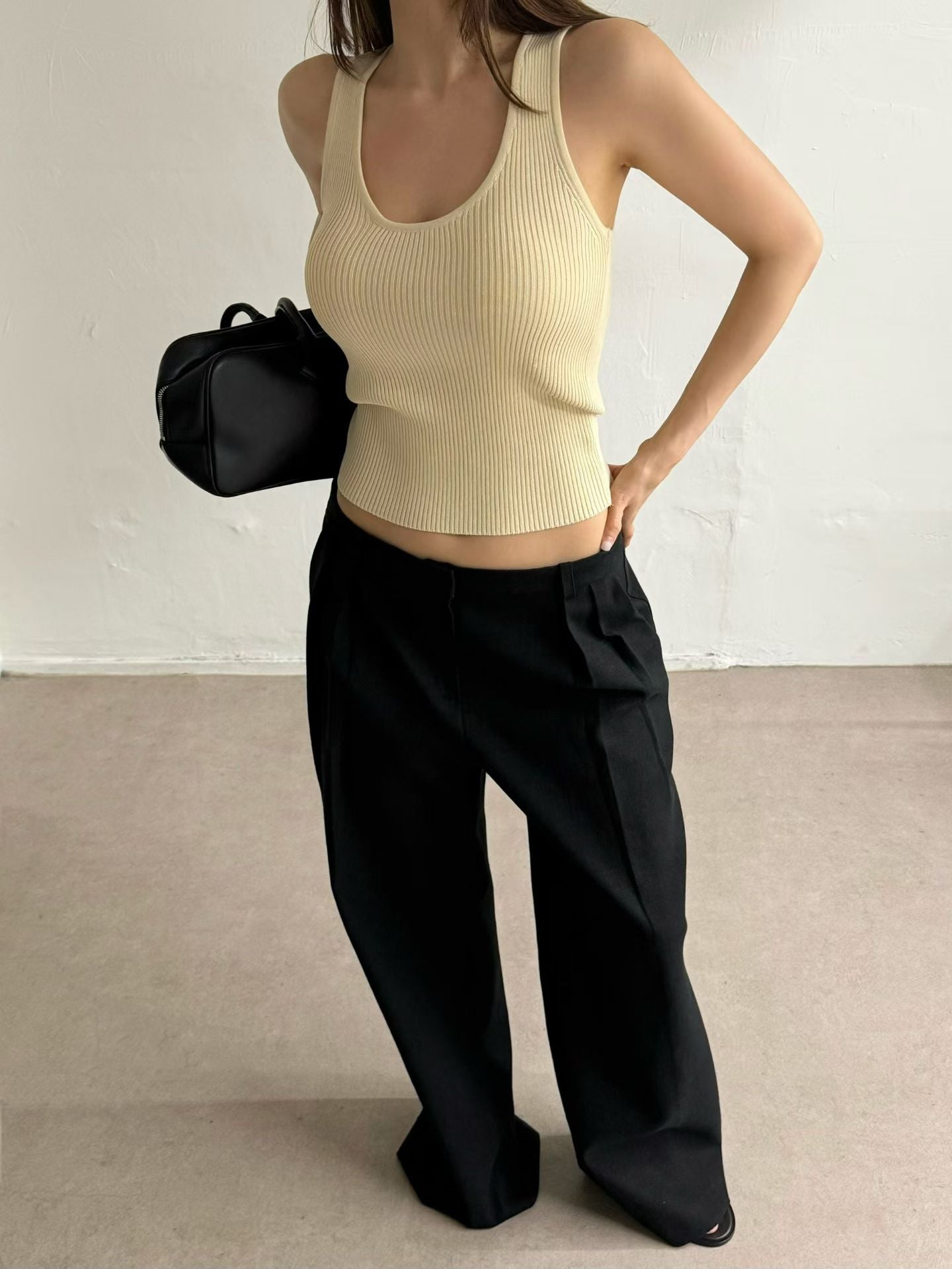 Talan Linen Trousers Onyx