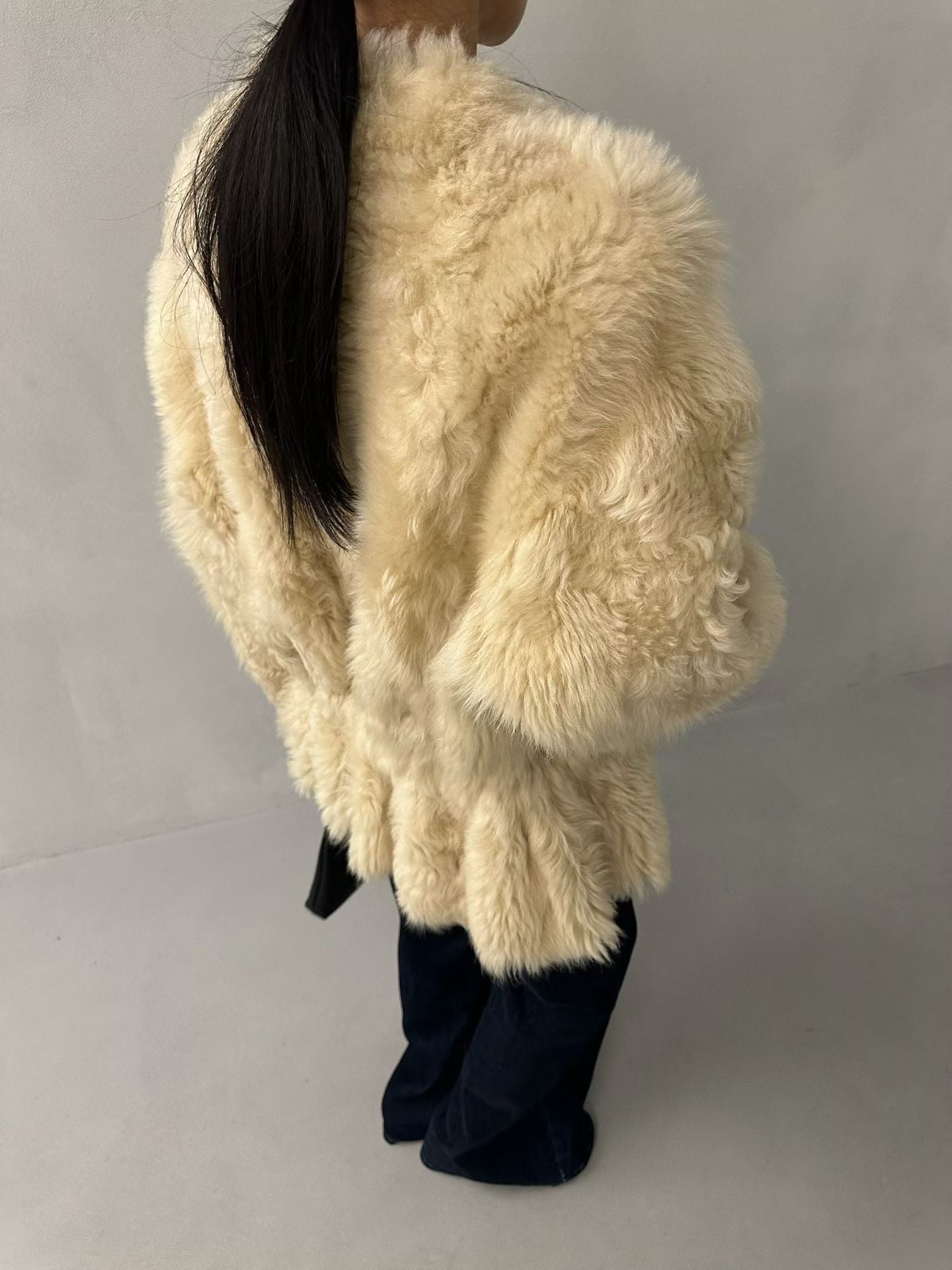 Layton Toscana Shearling Jacket Butter