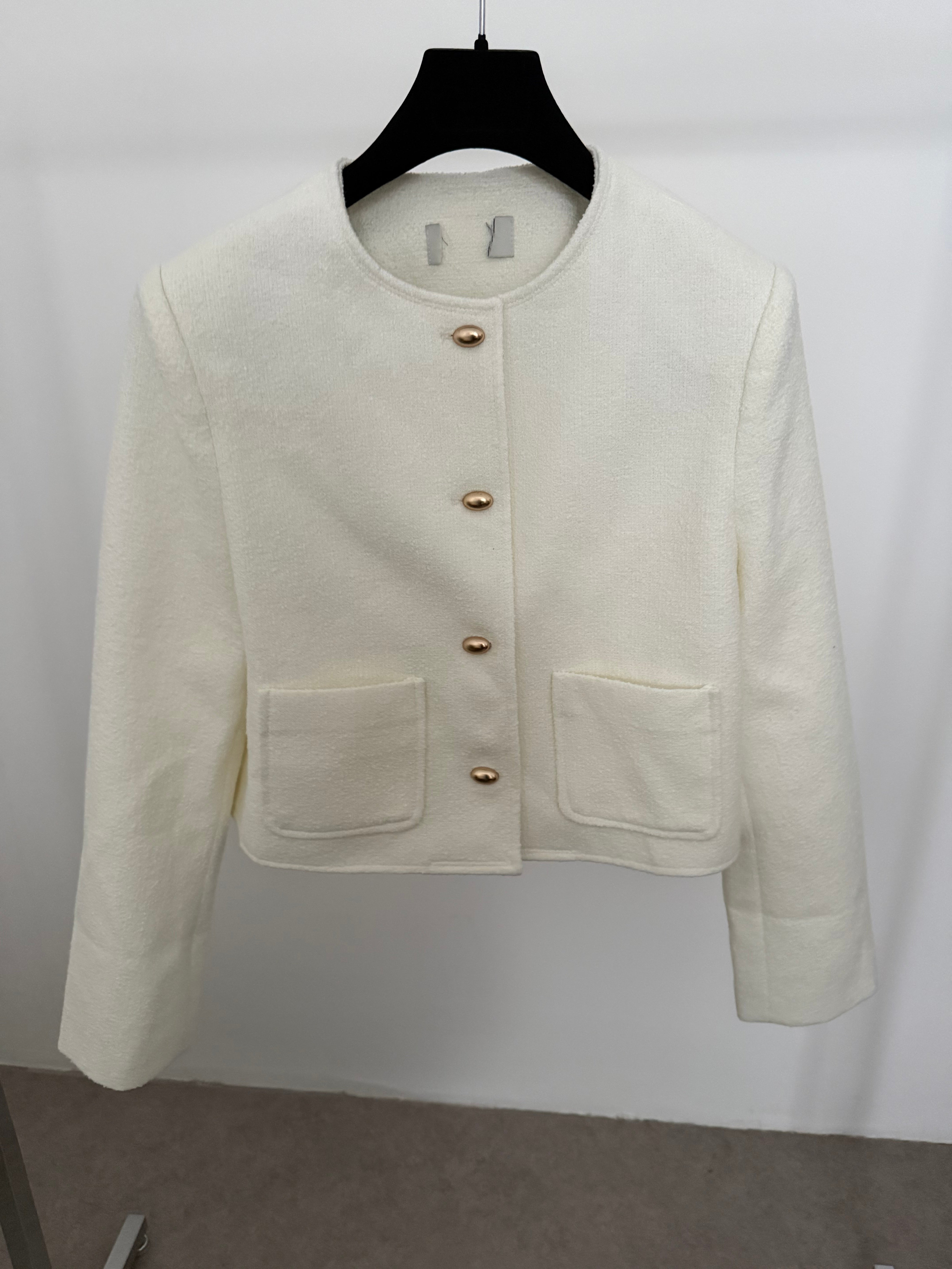 Tweed Jacket Ivory
