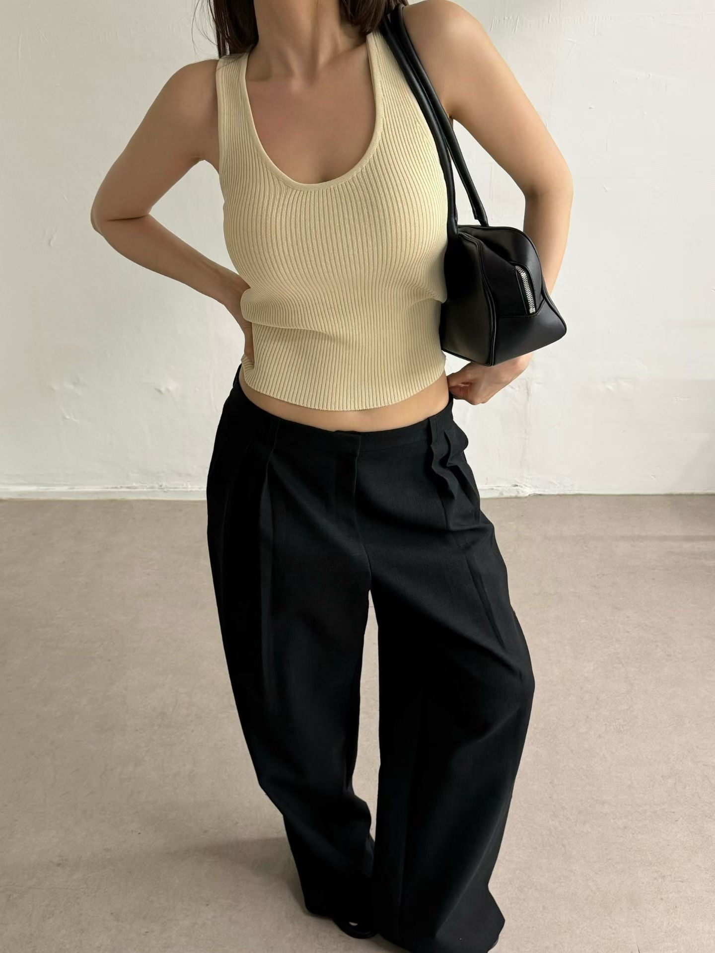 Talan Linen Trousers Onyx
