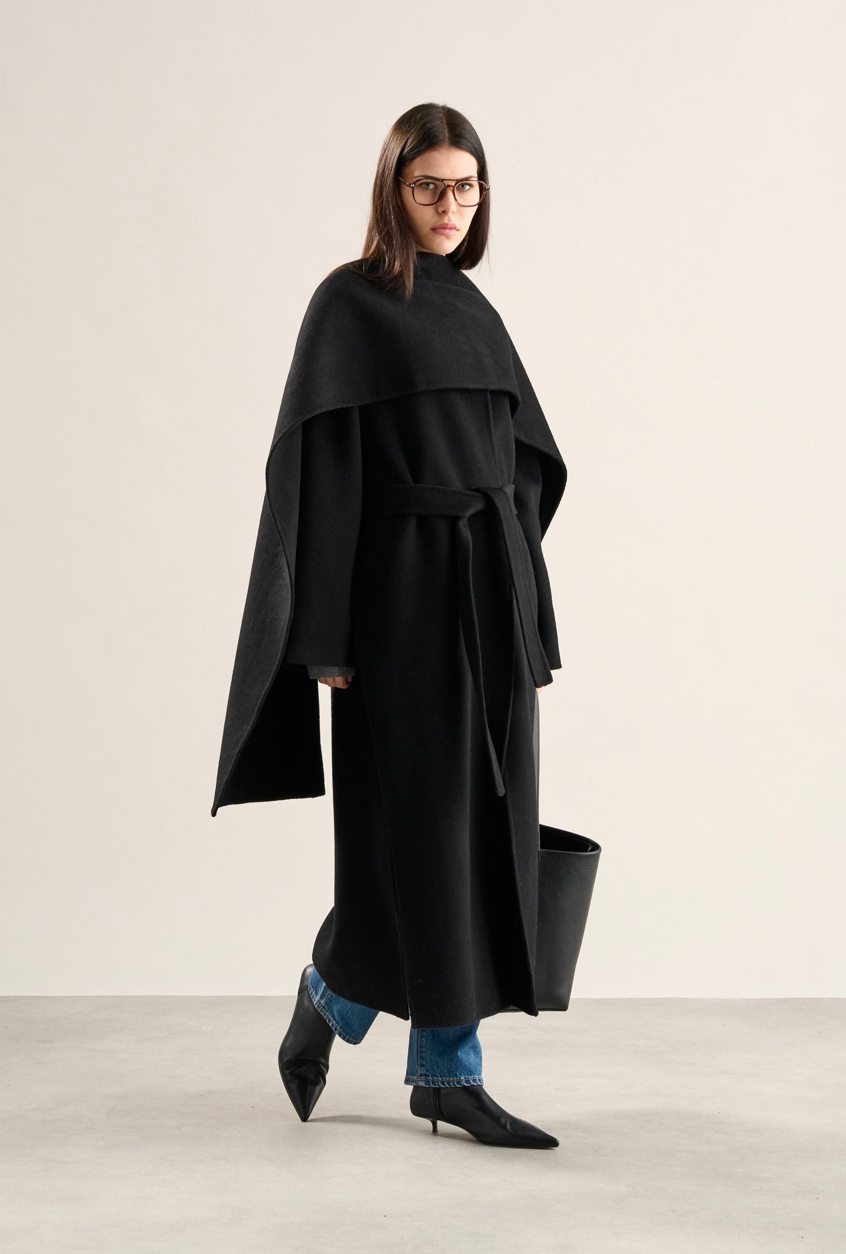 Kendra Doublé Coat Onyx
