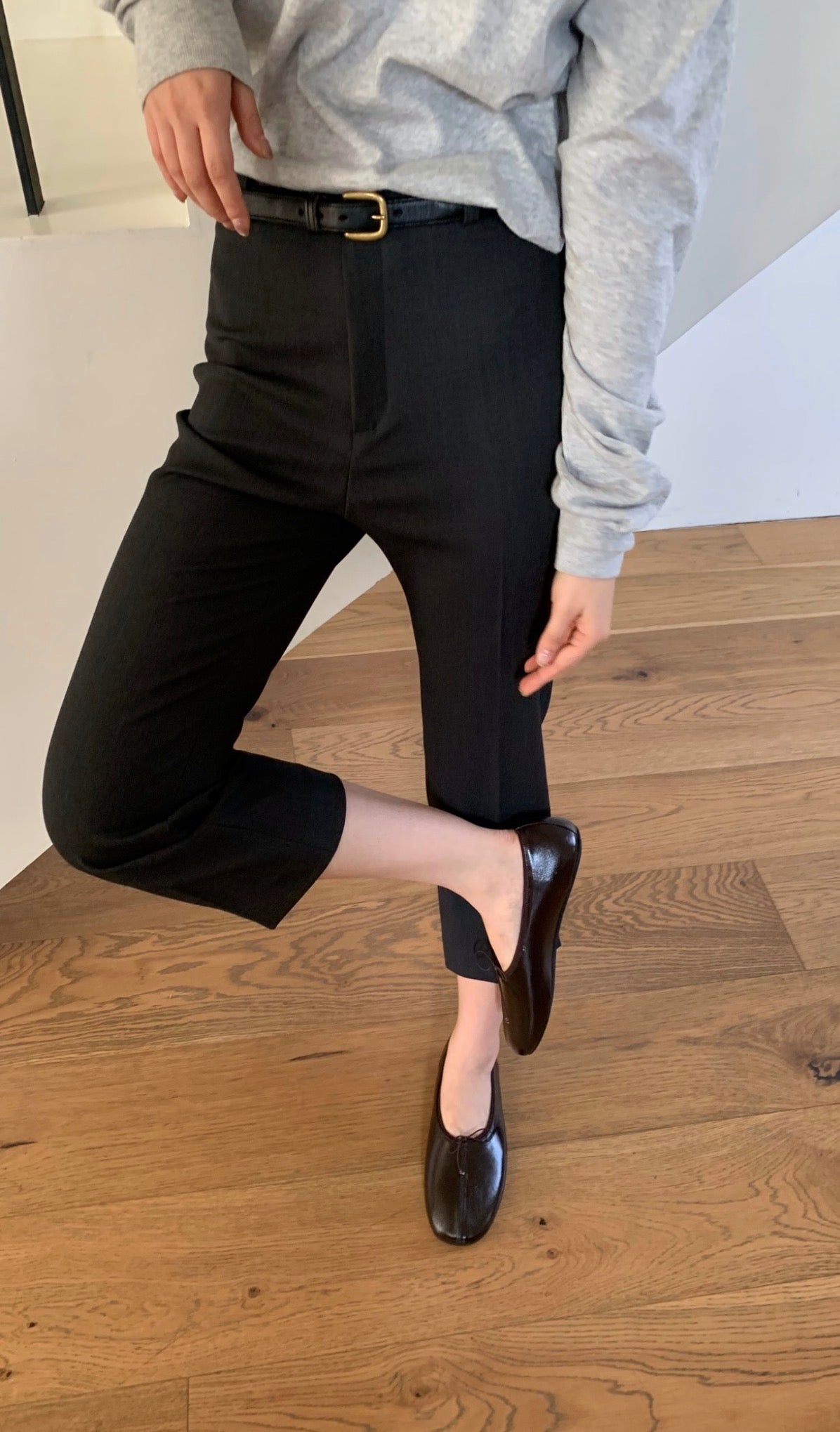 Essential Capri Trousers Onyx