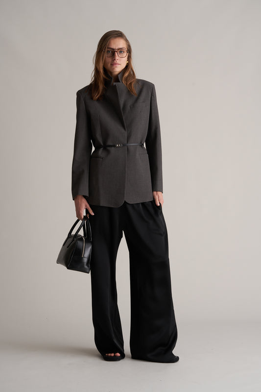 Kos Wool Blend Blazer Graphite