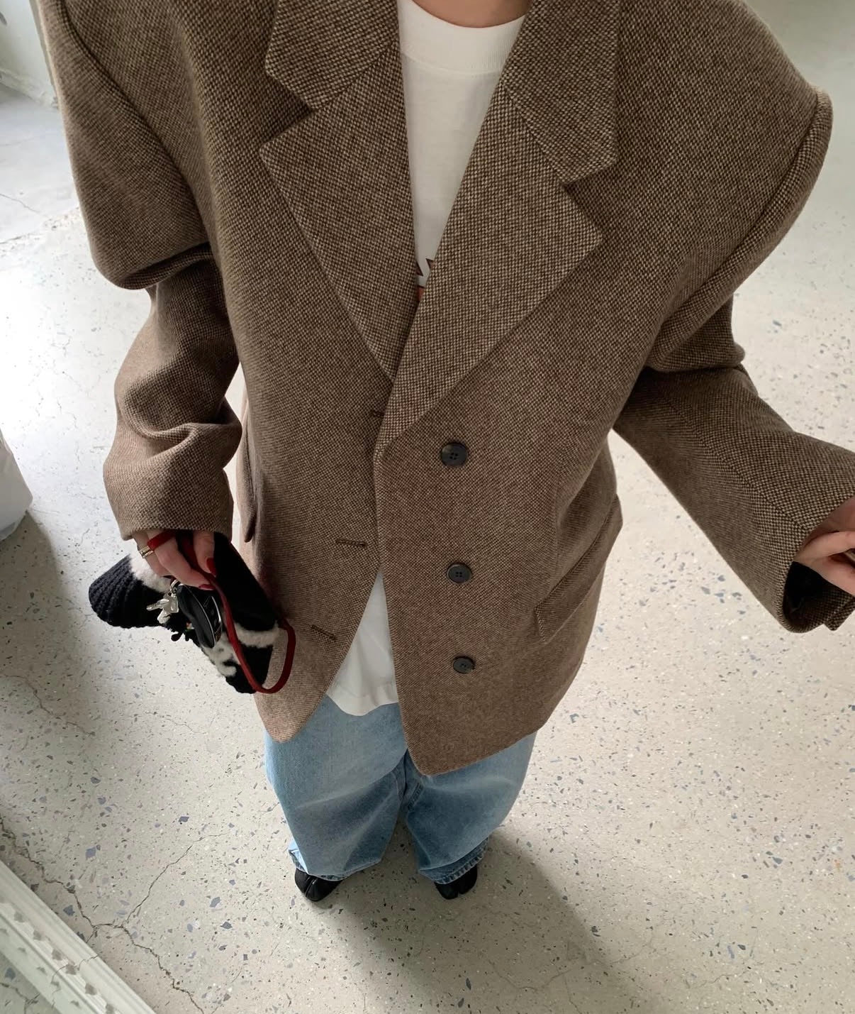 Hilde Wool Tweed Blazer