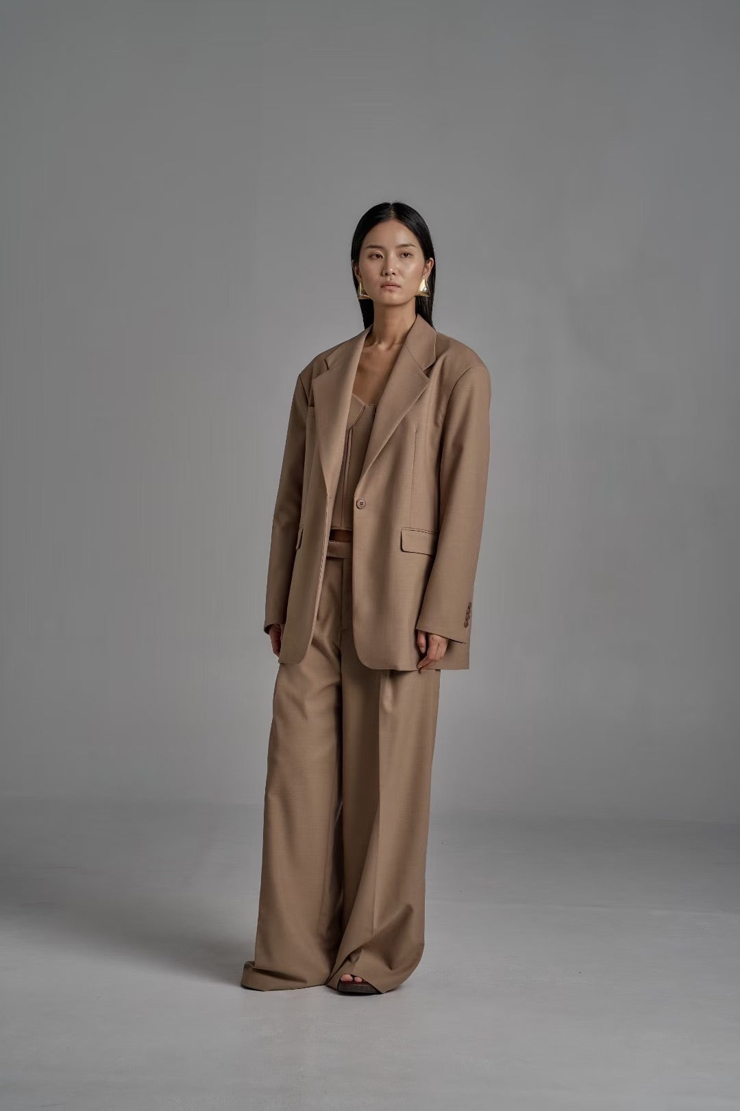 Valentina Blazer Wheat