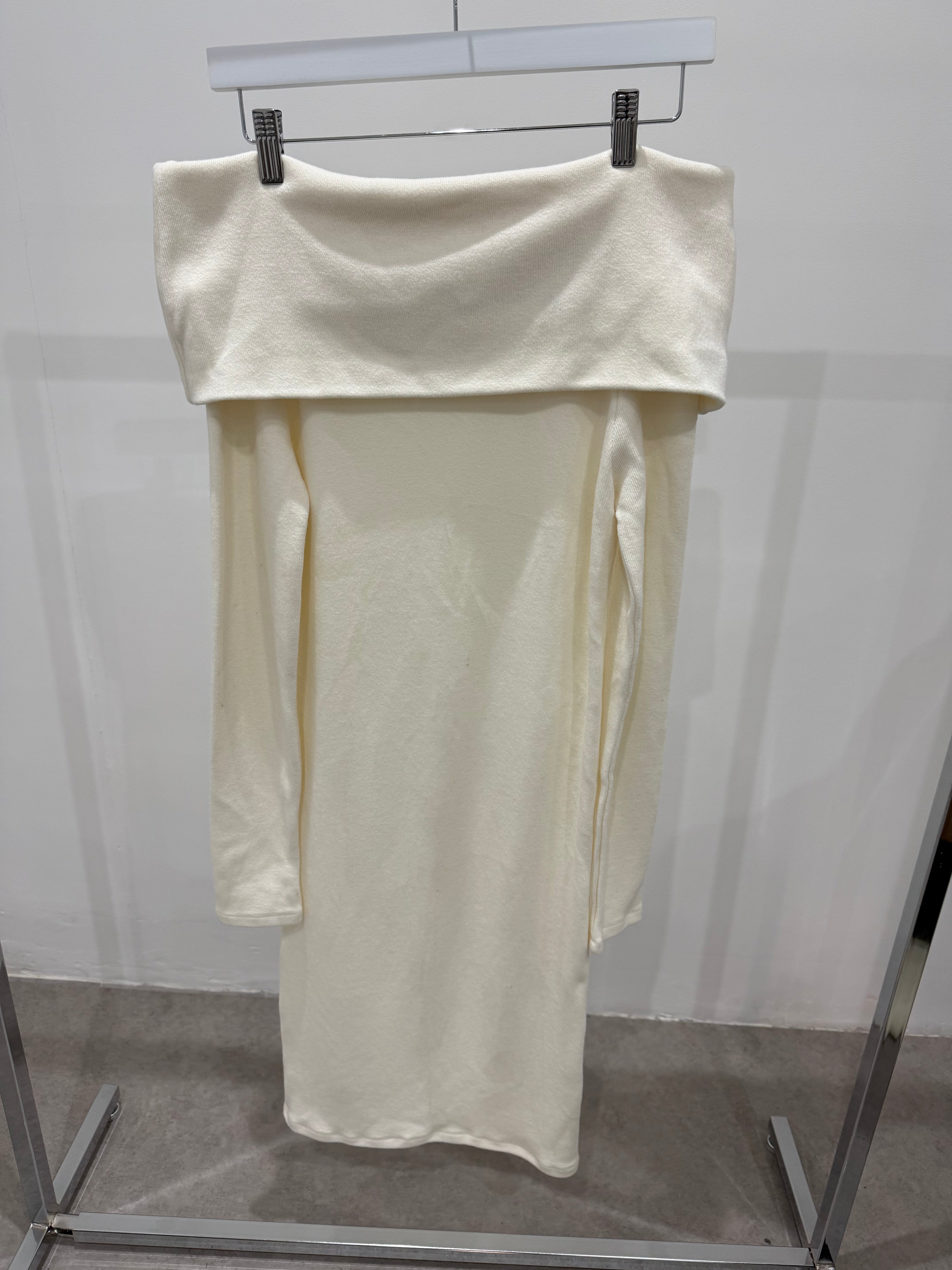 Veni Off Shoulder Knit Dress