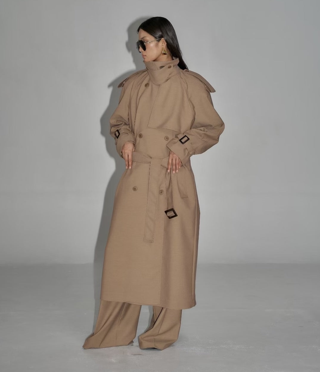 Jose Trench Coat Wheat