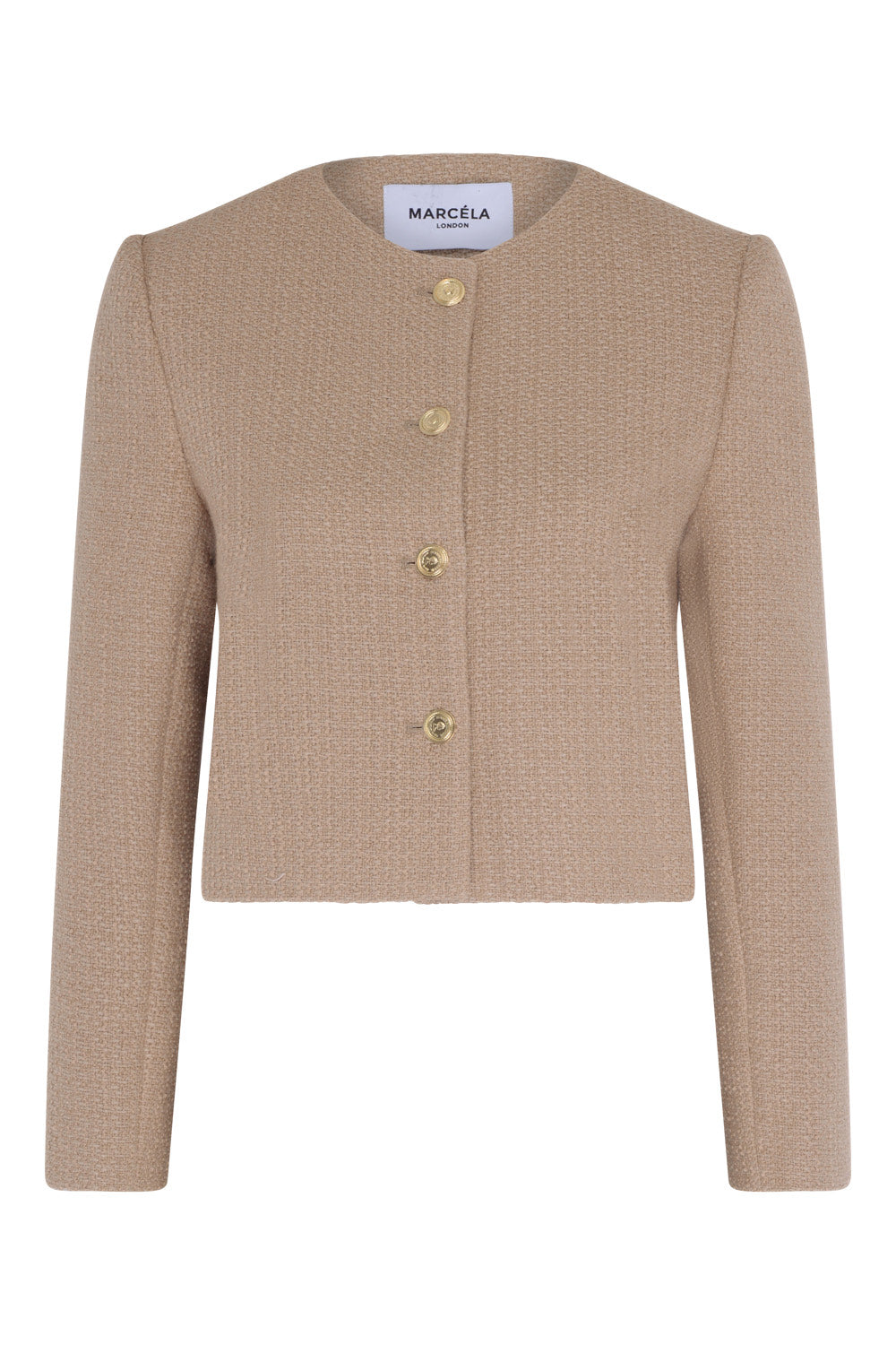 Wool Tweed Jacket Chai