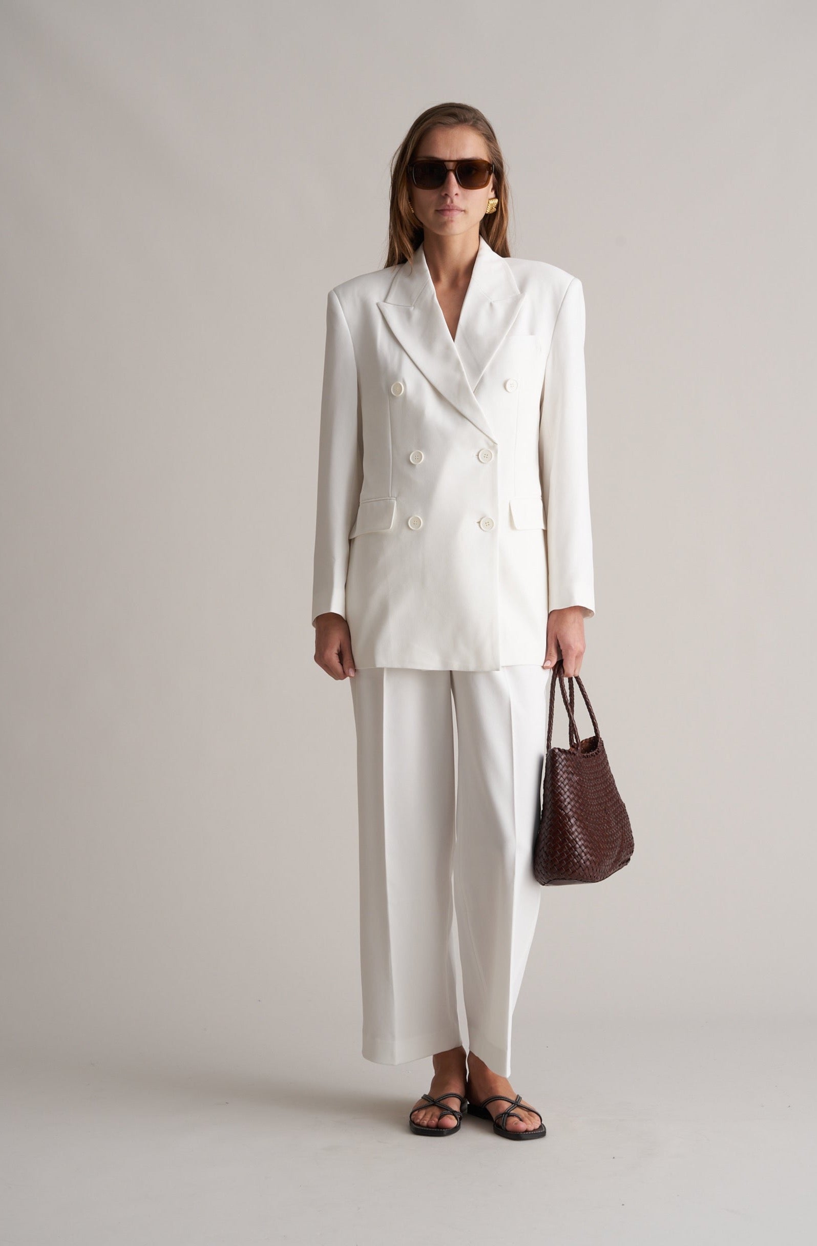 Zoira Suit Pants Optic White