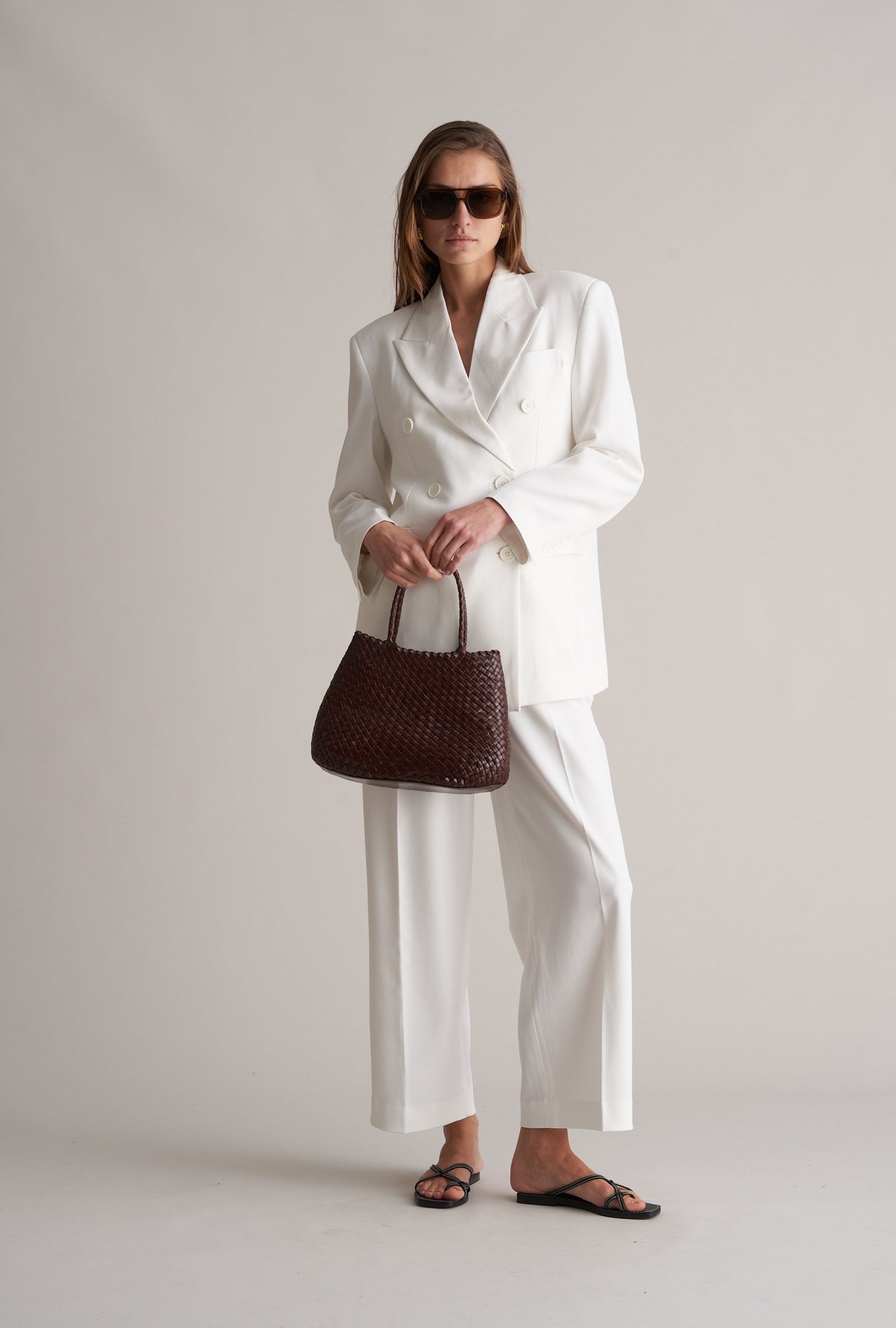 Zoira Suit Pants Optic White