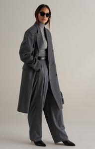 Drae Wool Overcoat Grey