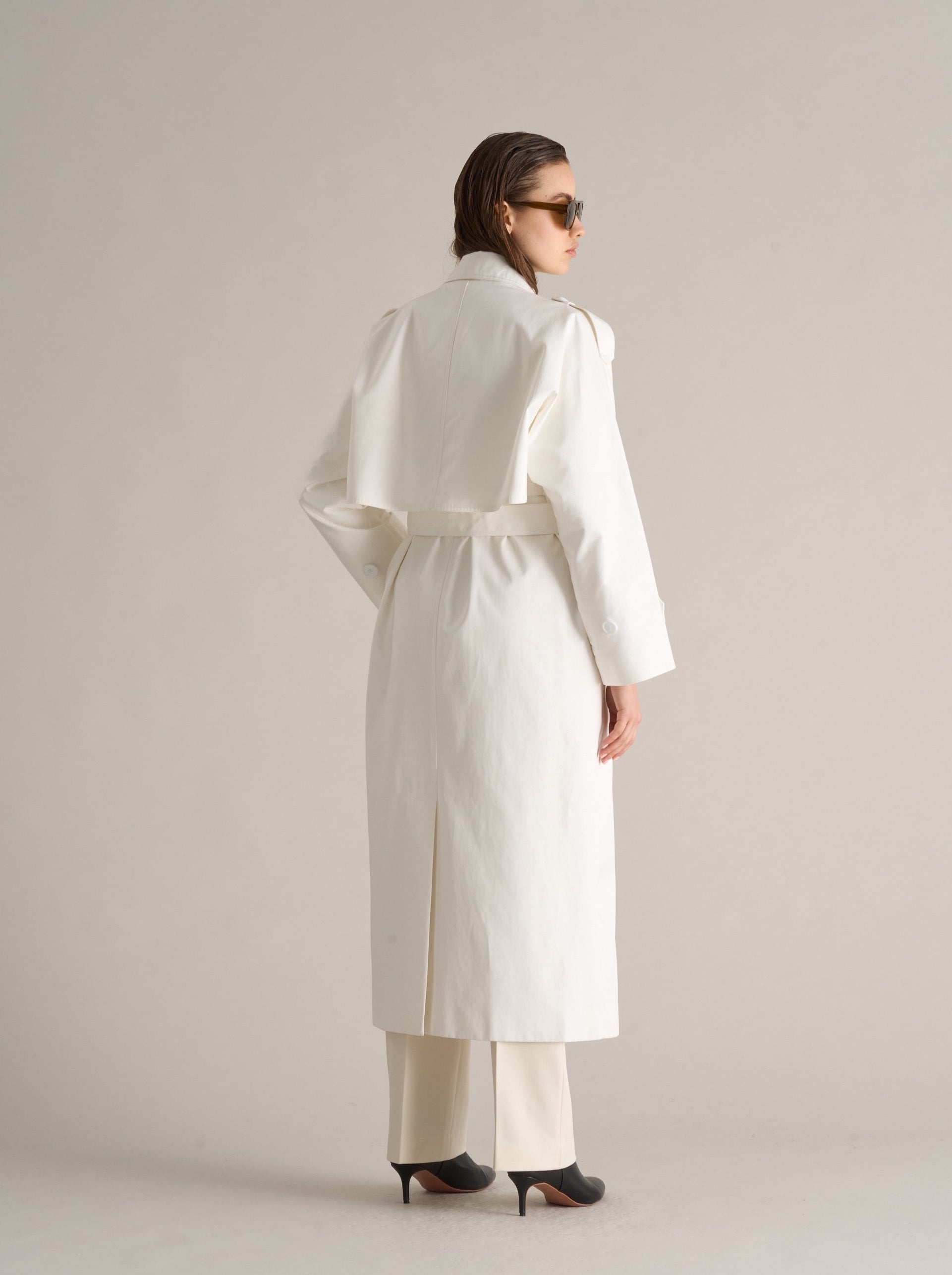 Trench Coat Optic White
