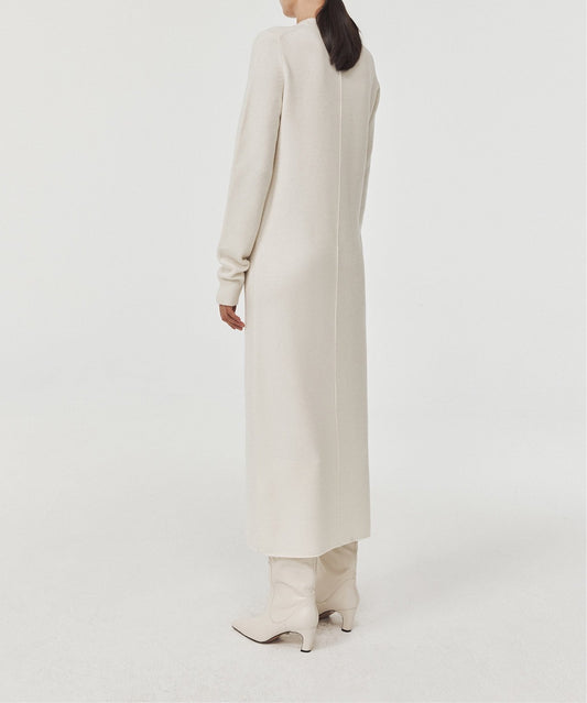 Signature Knitted Wool Dress Milk