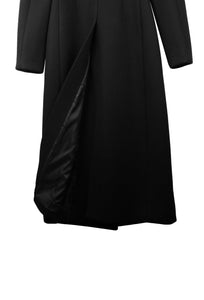 Althea Structured Maxi Coat Black